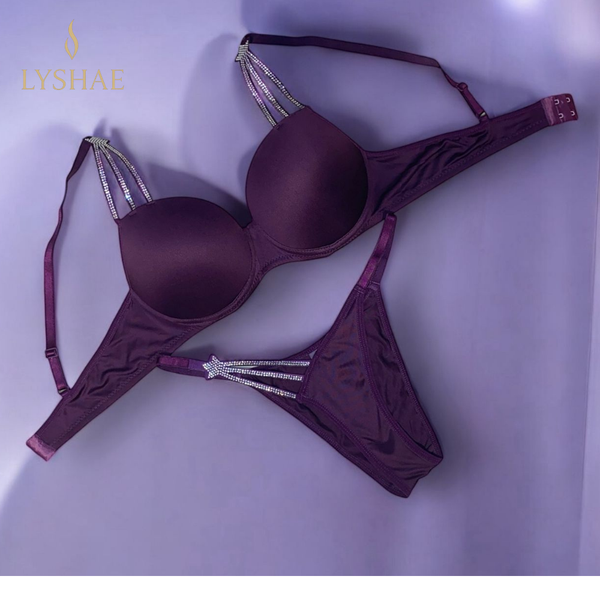 Lyshae Angel Mor Sütyen String Takımı, Mor Angel İç Giyim Seti, Lyshae Premium Mor Lingerie, Mor Sütyen ve String Set, Gelin İçin Mor İç Çamaşırı, Lyshae Angel Mor Bralet Set, Angel Mor İç Giyim Takımı, Lyshae Angel Lingerie Set