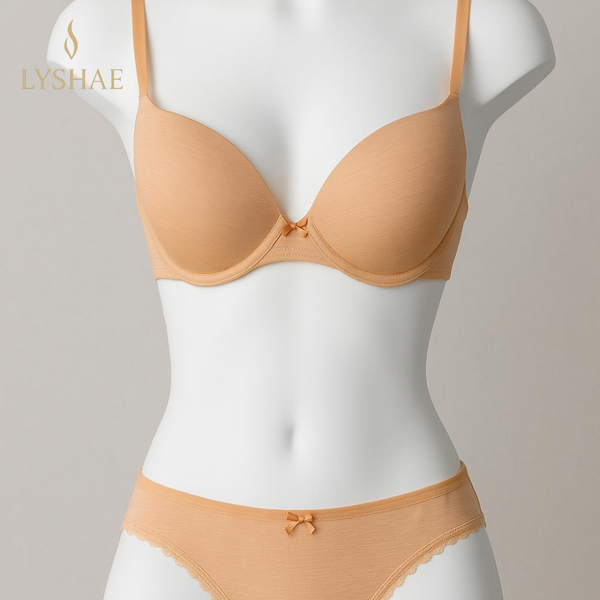 Lyshae Turuncu Kurdeleli Lingerie Set, Premium Kadın Ic Giyim, Seksi Turuncu Sutyen ve Kulot, Lyshae Kadın Ic Giyim Takimi, Kurdele Detayli Turuncu Set